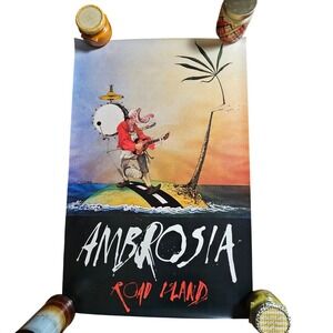Ambrosia Road Island Vintage 1982 Promo Album Poster 23x35 Warner Bros Rock